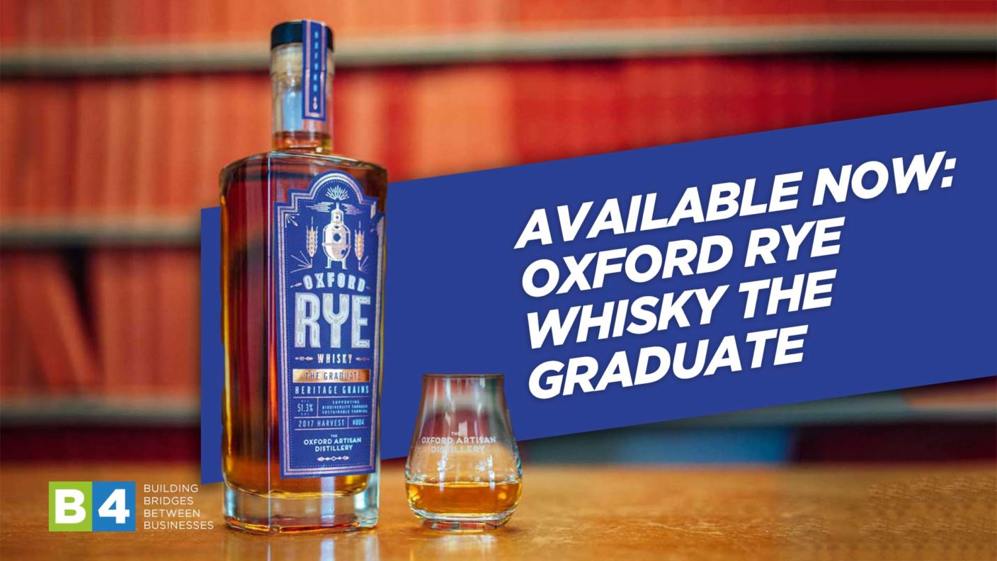 Available now Oxford Rye Whisky The Graduate B4