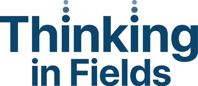 Thinking in Fields petrol logo