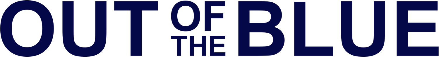 Out of the Blue 1 BannerLogoWhite