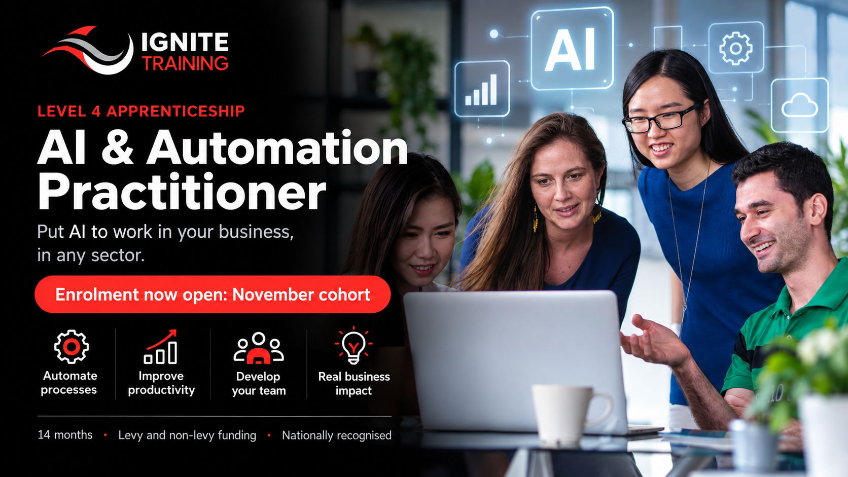 AI Automation Apprenticeship Banner