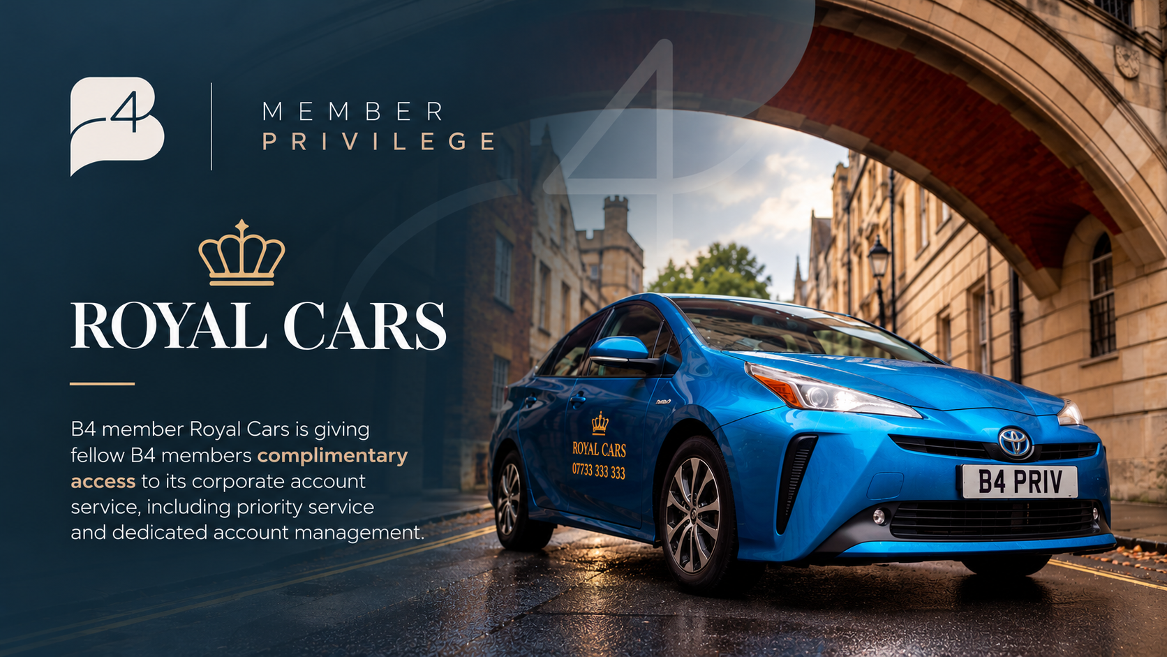 Royal Cars B4 Member Privilege